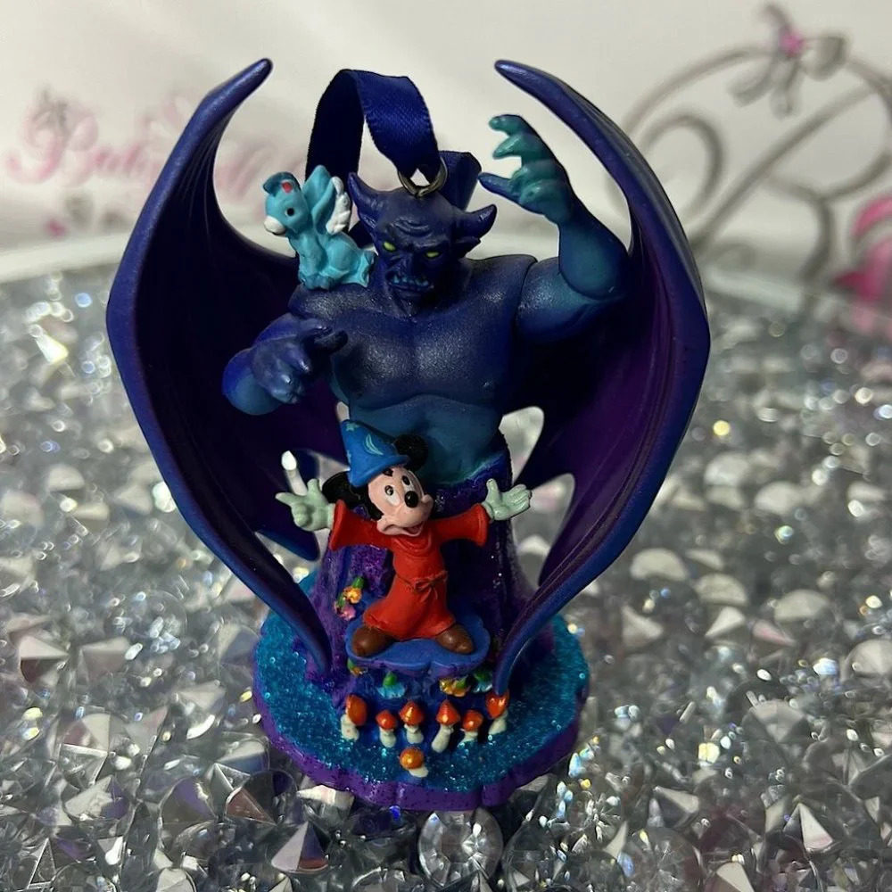 Disney FANTASIA Chernabog SORCERER MICKEY Pegasus SKETCHBOOK ORNAMENT